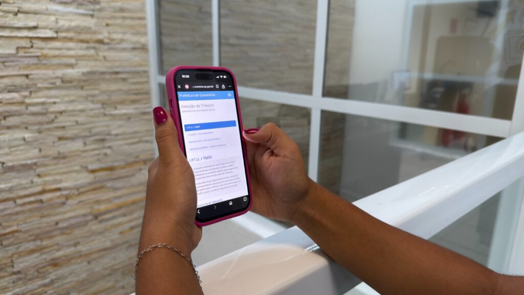 Prefeitura de Guararema disponibiliza sistema online para consulta e pagamento de impostos municipais. (Foto: Divulgação/Prefeitura de Guararema)