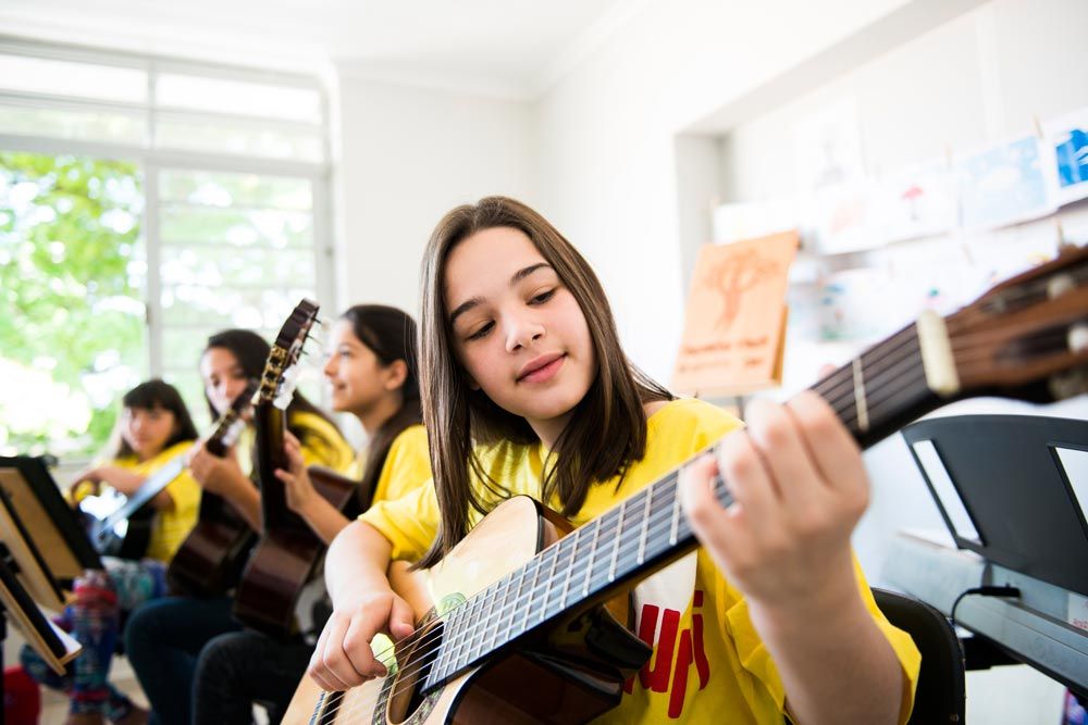 Conservatório Municipal de Guarulhos oferece formação gratuita e prática em conjunto para diversos instrumentos.(Foto: Divulgação/Projeto Guri Guarulhos)