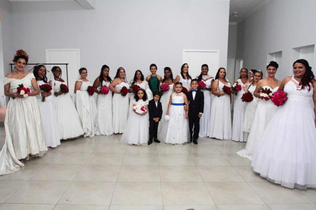 Iniciativa do Fundo Social visa realizar o sonho do matrimônio para famílias de baixa renda em Arujá. (Foto: Reprodução/Prefeitura de Arujá)