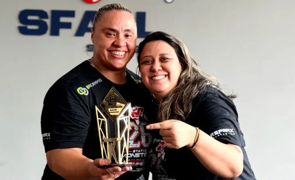 Andreia Novais leva o nome de Mogi das Cruzes para a elite do atletismo de força mundial. (Foto: Arquivo Pessoal / Divulgação)