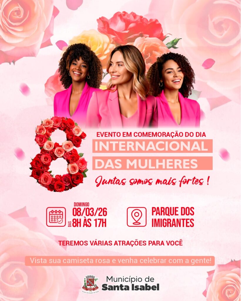 Parque Municipal dos Imigrantes será o palco das homenagens e serviços voltados ao público feminino em Santa Isabel. (Foto: Divulgação/Prefeitura de Santa Isabel)