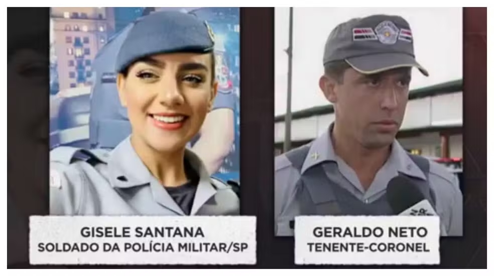 Caso é investigado como morte suspeita; mensagens mostram comportamento do oficial antes da morte da soldado Gisele Santana. (Foto: Arquivo Pessoal/Redes Sociais)