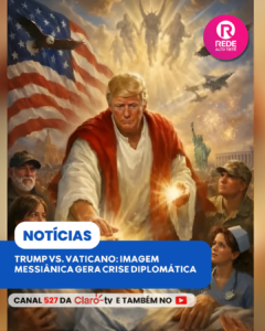 Crise Diplomática: Trump causa indignação global ao usar imagem messiânica e atacar o Vaticano