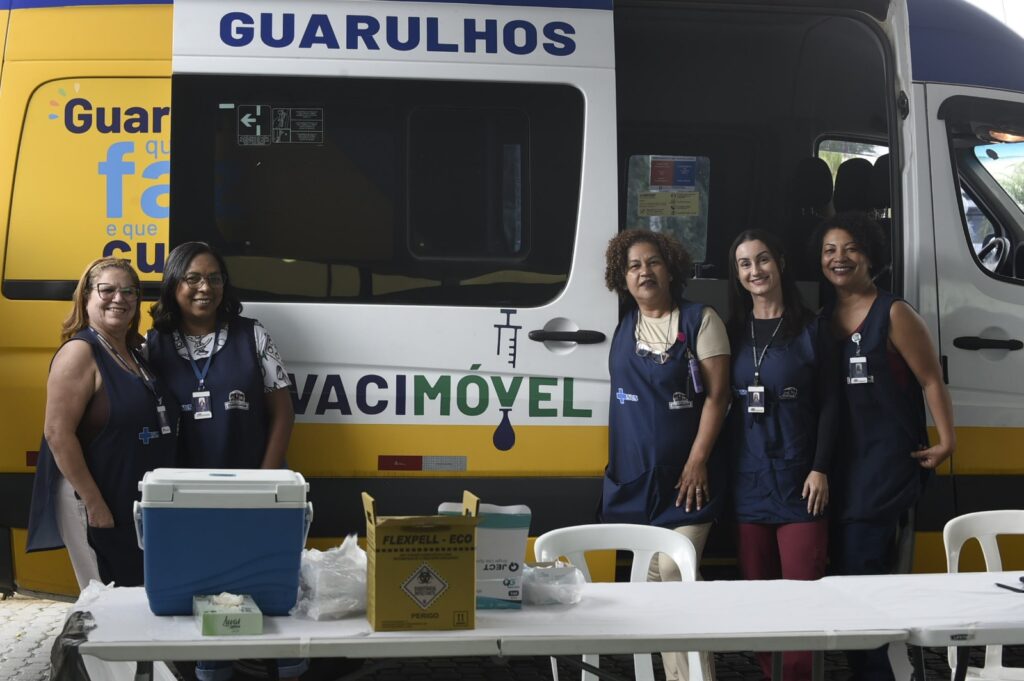 Vacimóvel atende no Taboão para ampliar o acesso à vacinação em Guarulhos