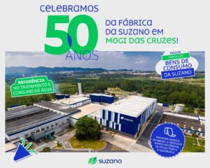 Suzano celebra 50 anos da unidade de Mogi das Cruzes como polo estratégico de inovação e sustentabilidade